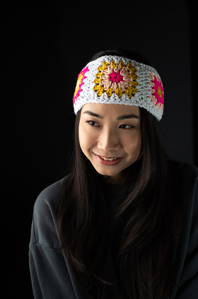Granny Square Headband (Crochet)