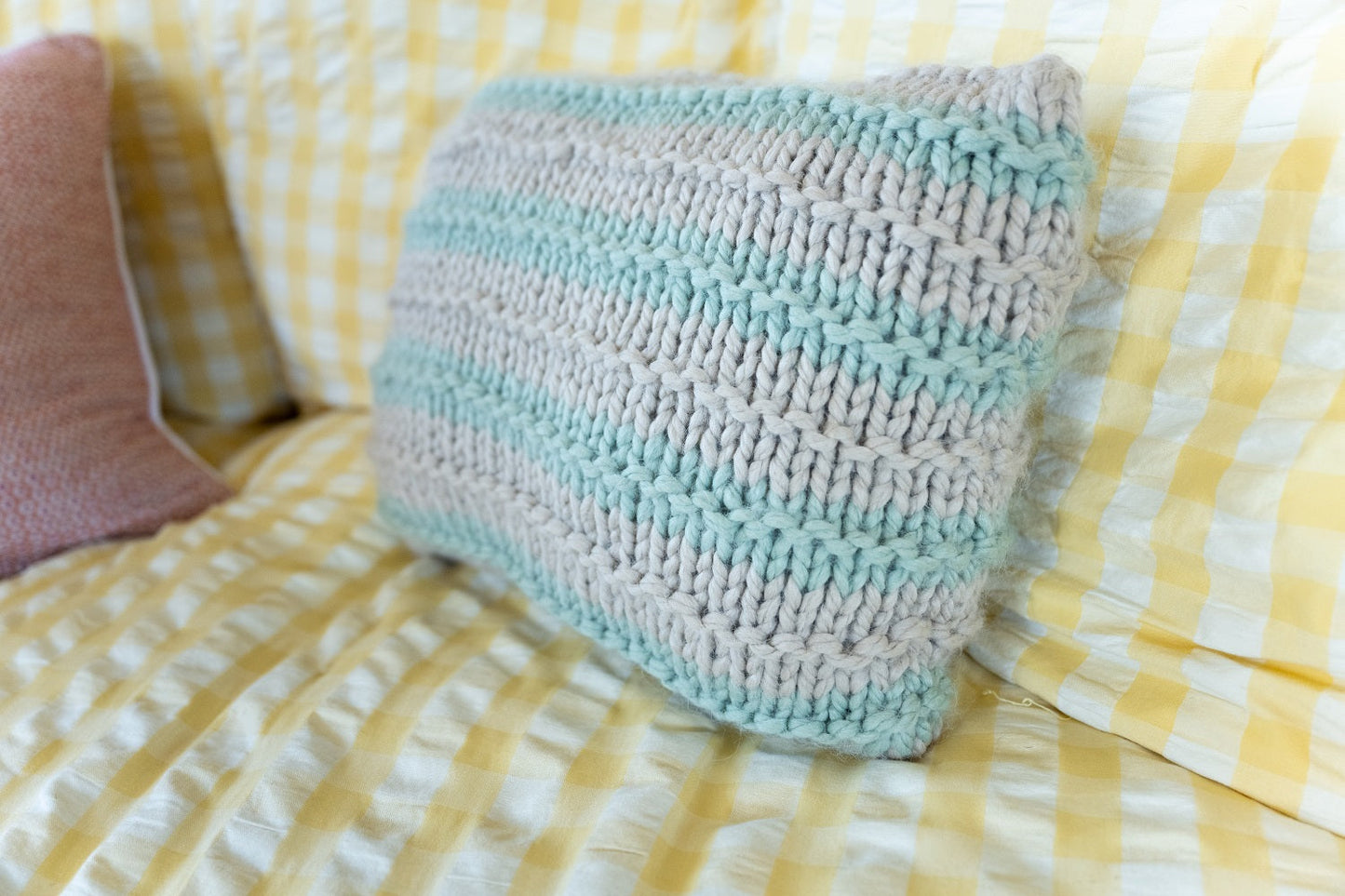 Sela Striped Pillow (Knit)