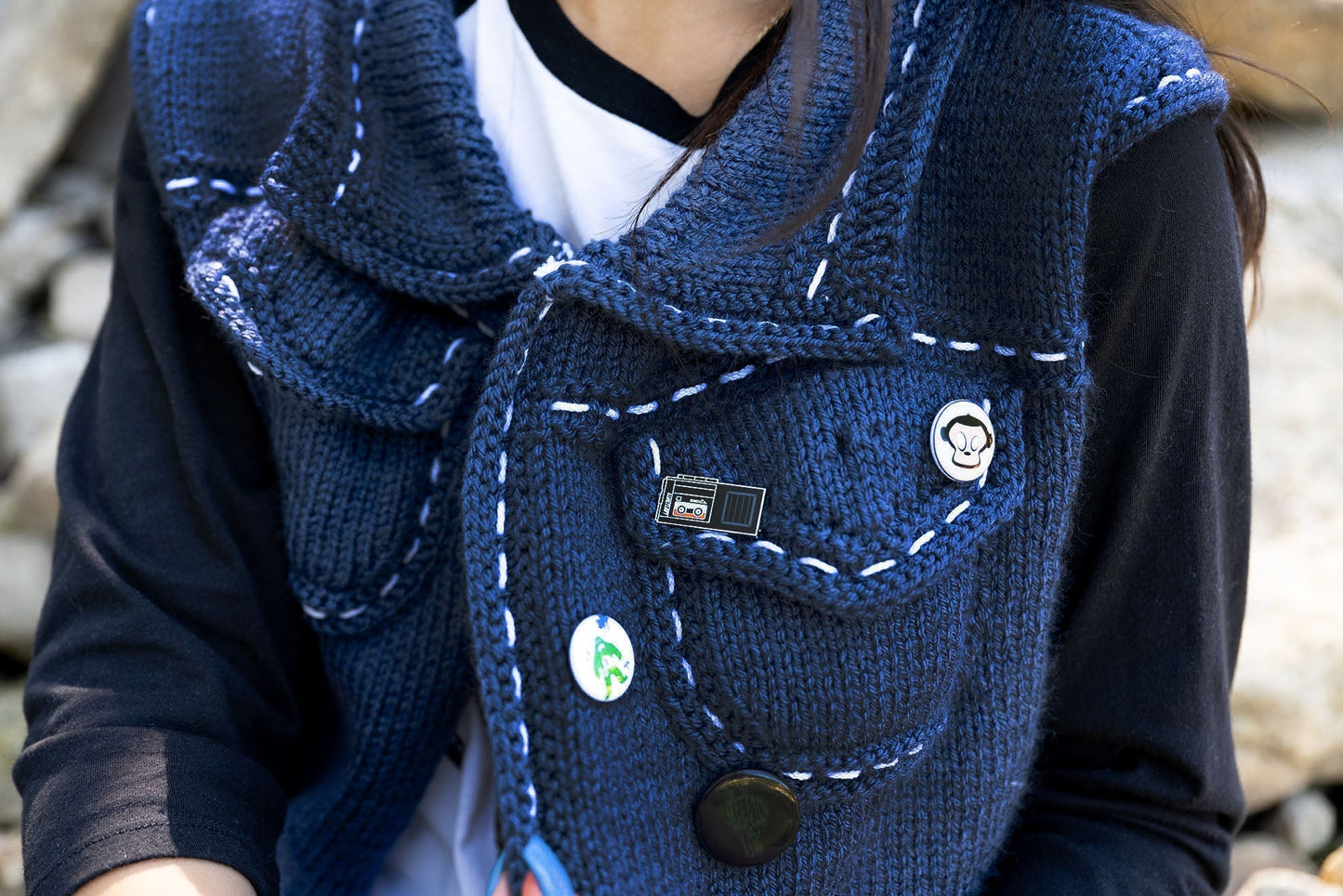 Stranger Things Eddie's Vest (Knit)
