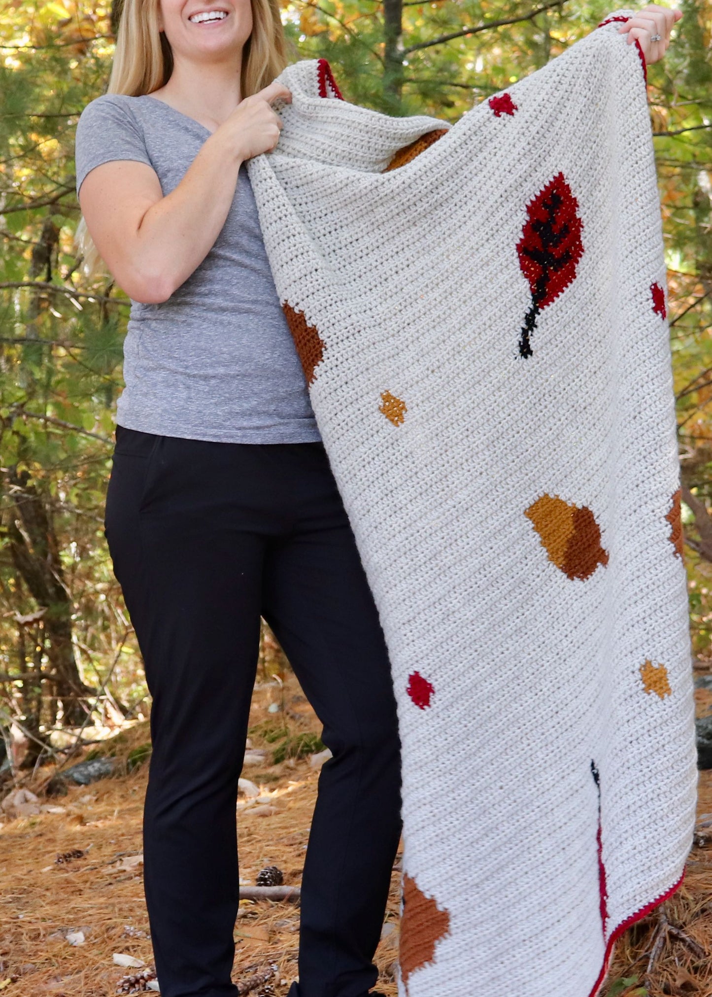 Autumn Breeze Blanket (Crochet)