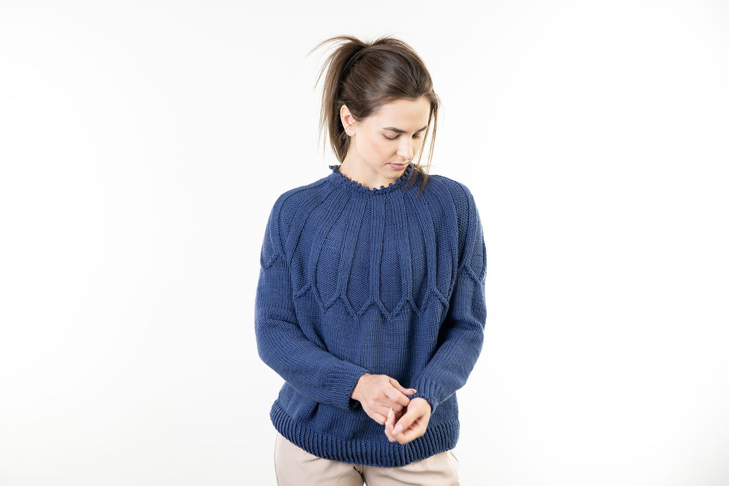 Tinton Top Down Sweater (Knit)