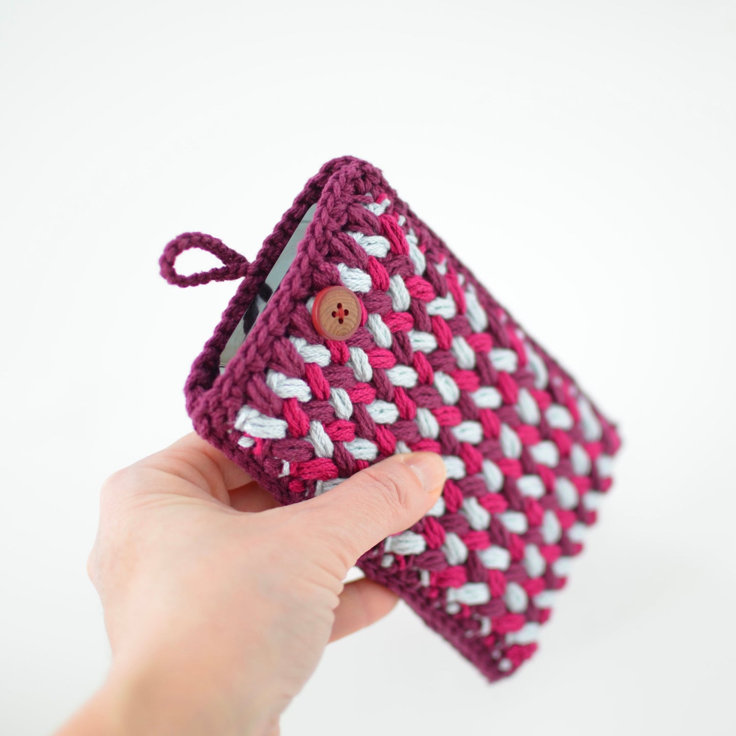 Mobile Phone Pouch (Crochet)