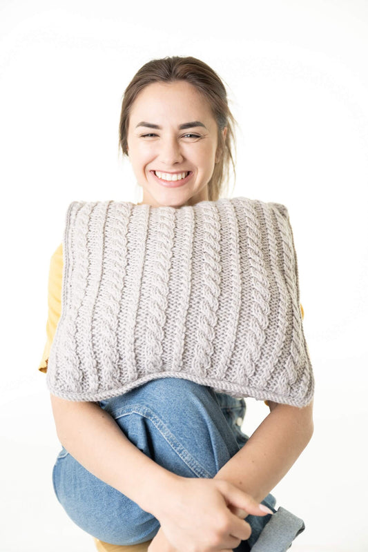 Cable Knit Pillow (Knit)