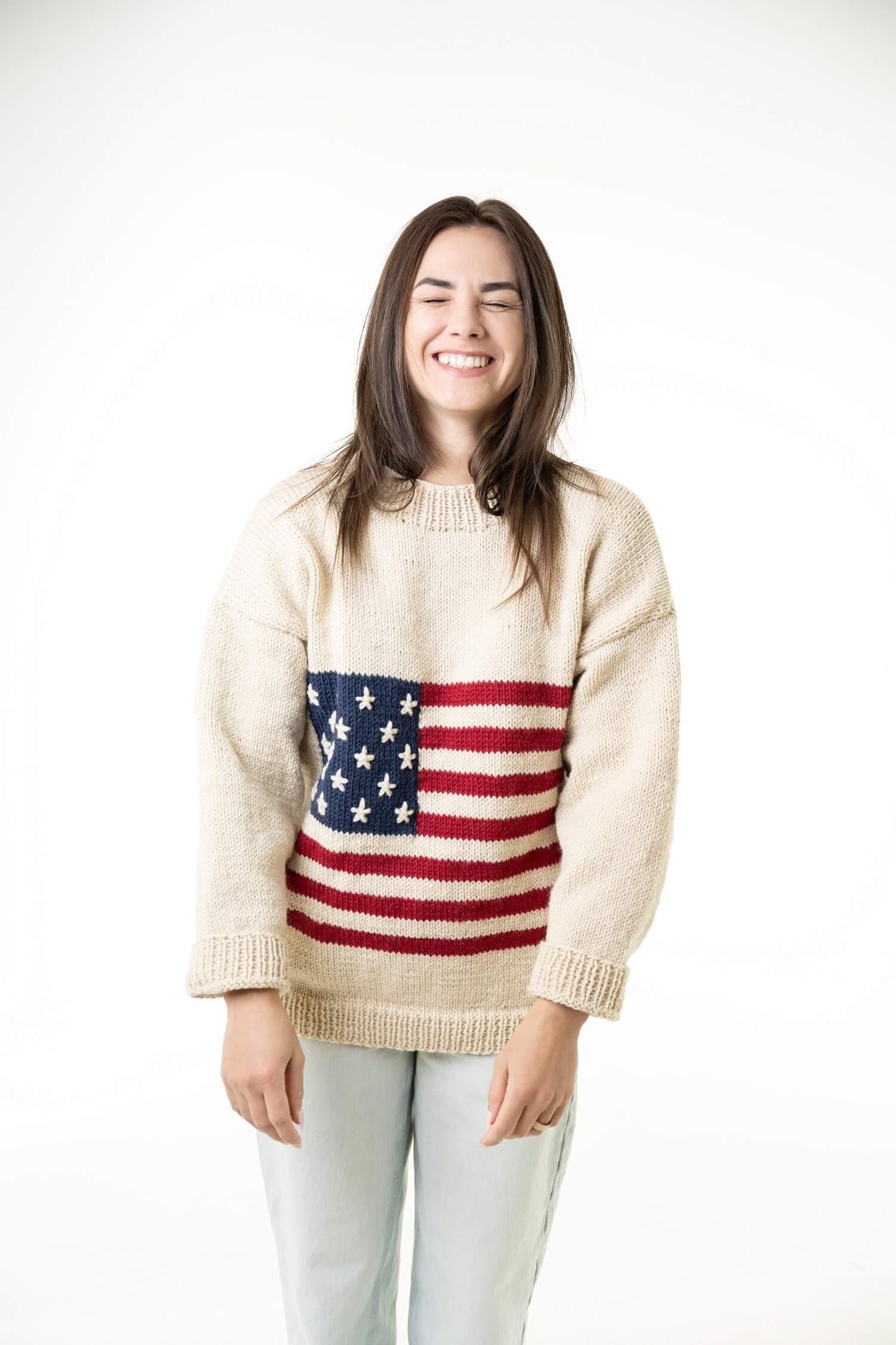 American Flag Sweater (Knit)