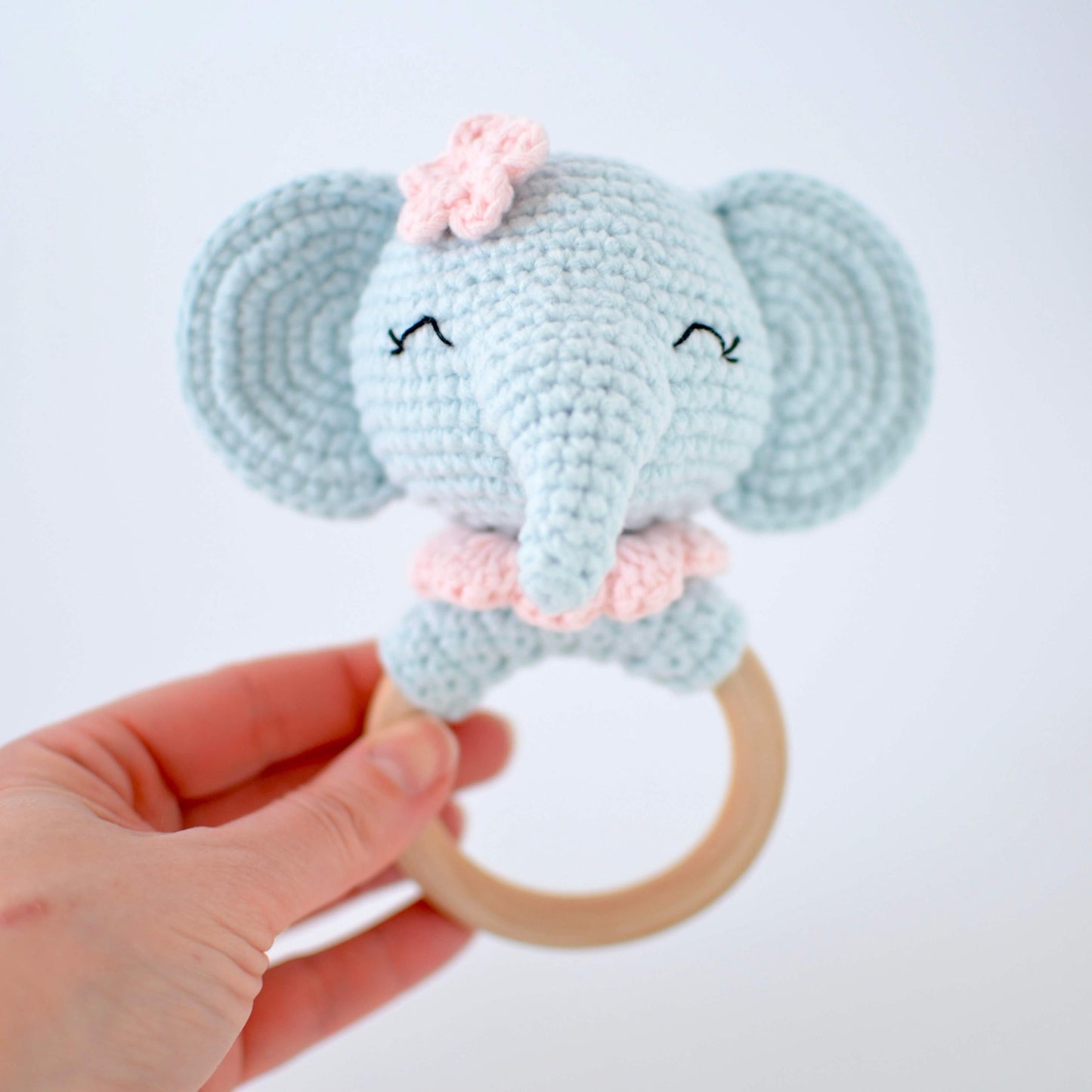 Decorative Teething Ring (Crochet)