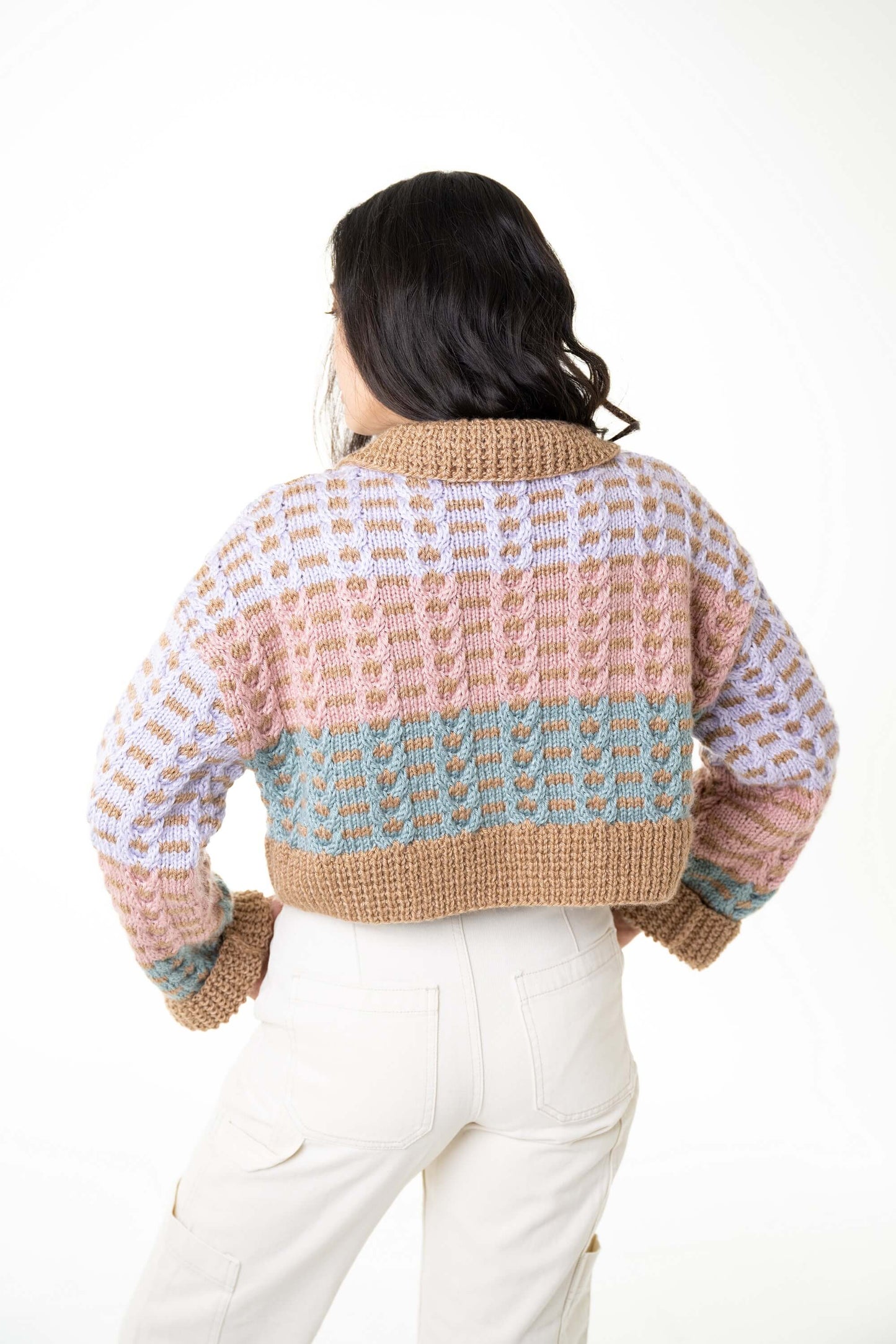 Cropped Cable Cardi (Knit)