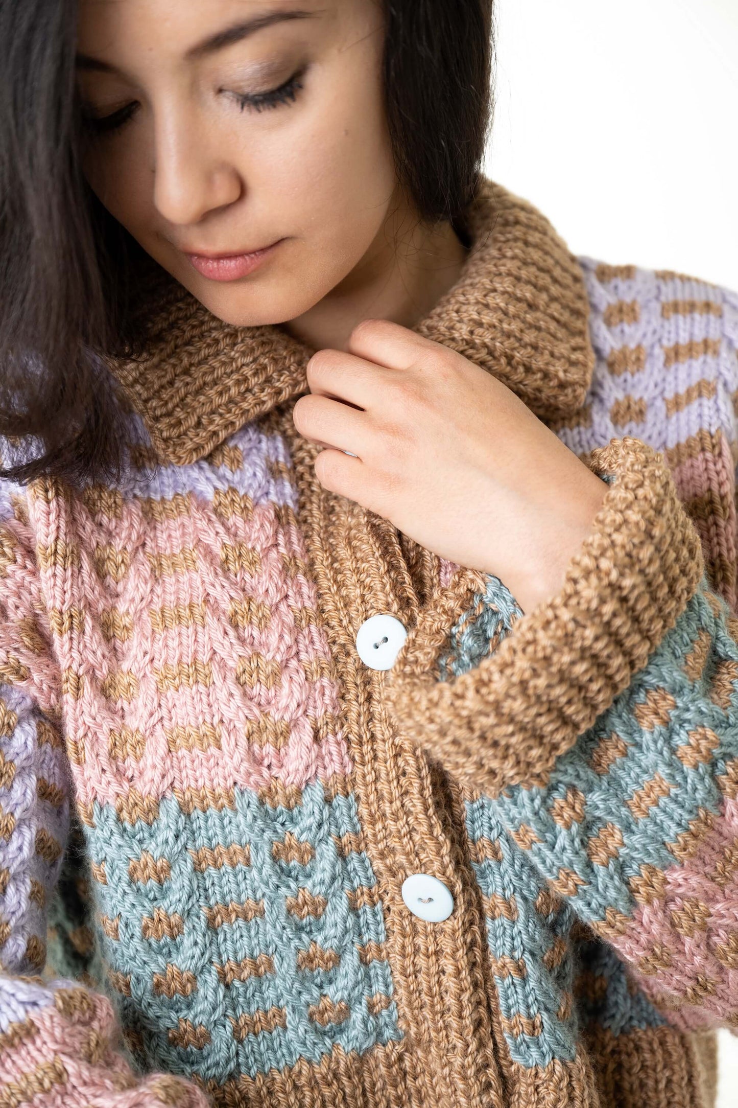 Cropped Cable Cardi (Knit)