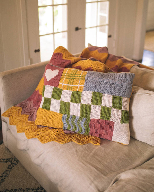 Patchwork Pillow (Knit)