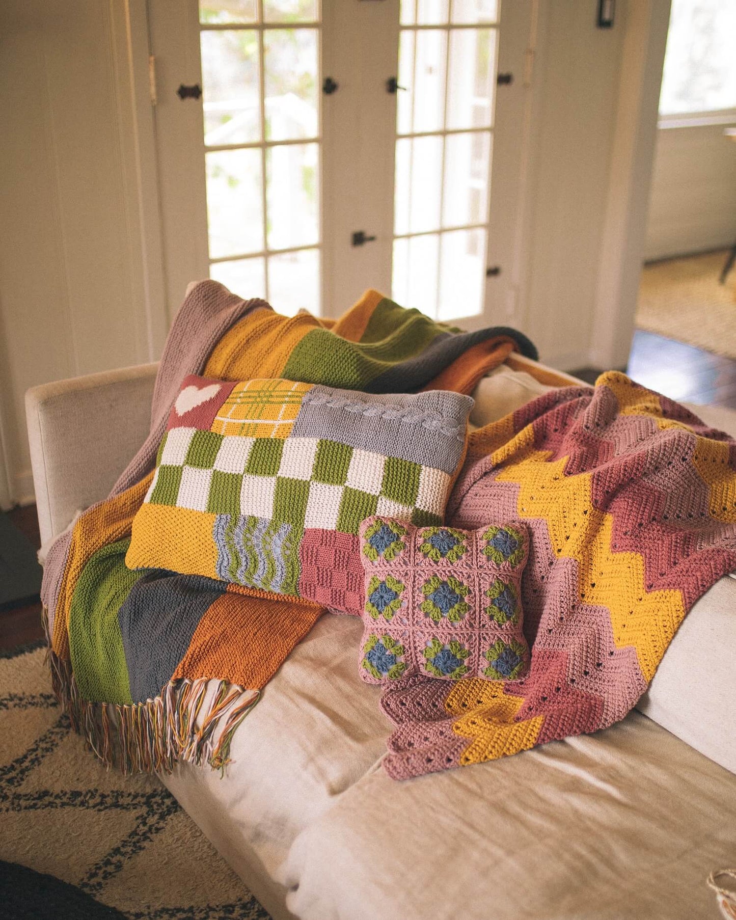 Patchwork Pillow (Knit)