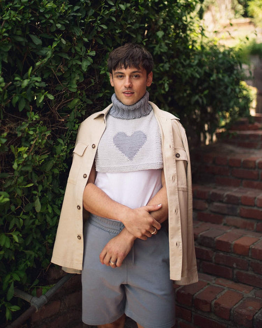 Heart Dickie (Knit)
