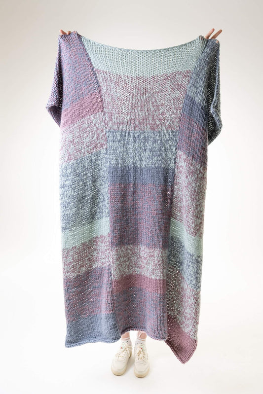 Shaded Color Afghan (Knit)