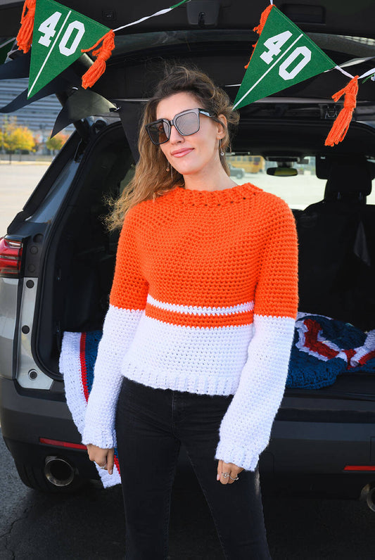Friday Night Lights Pullover (Crochet)