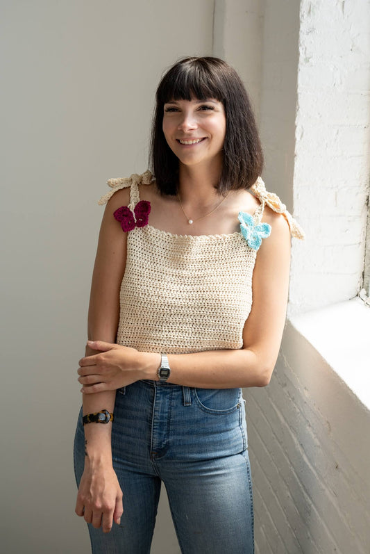 Butterfly Tank Top (Crochet)