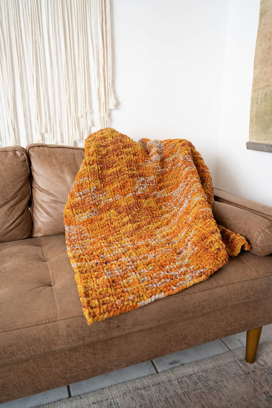 Waffle Stitch Afghan (Knit)