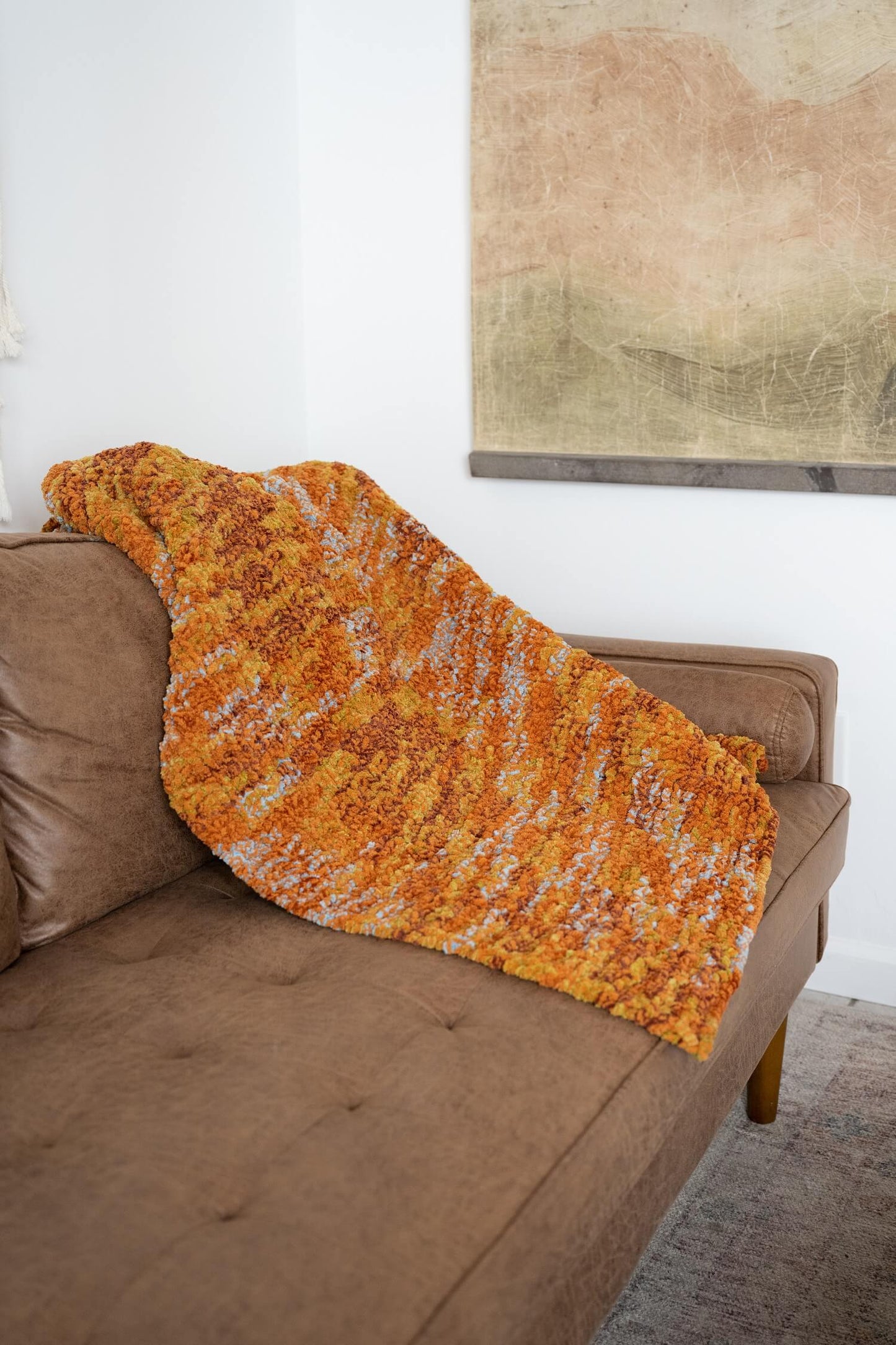 Waffle Stitch Afghan (Knit)