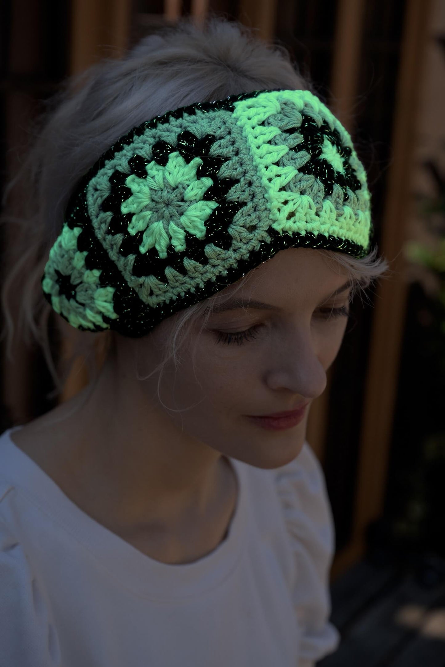 Garfield Granny Headband (Crochet)