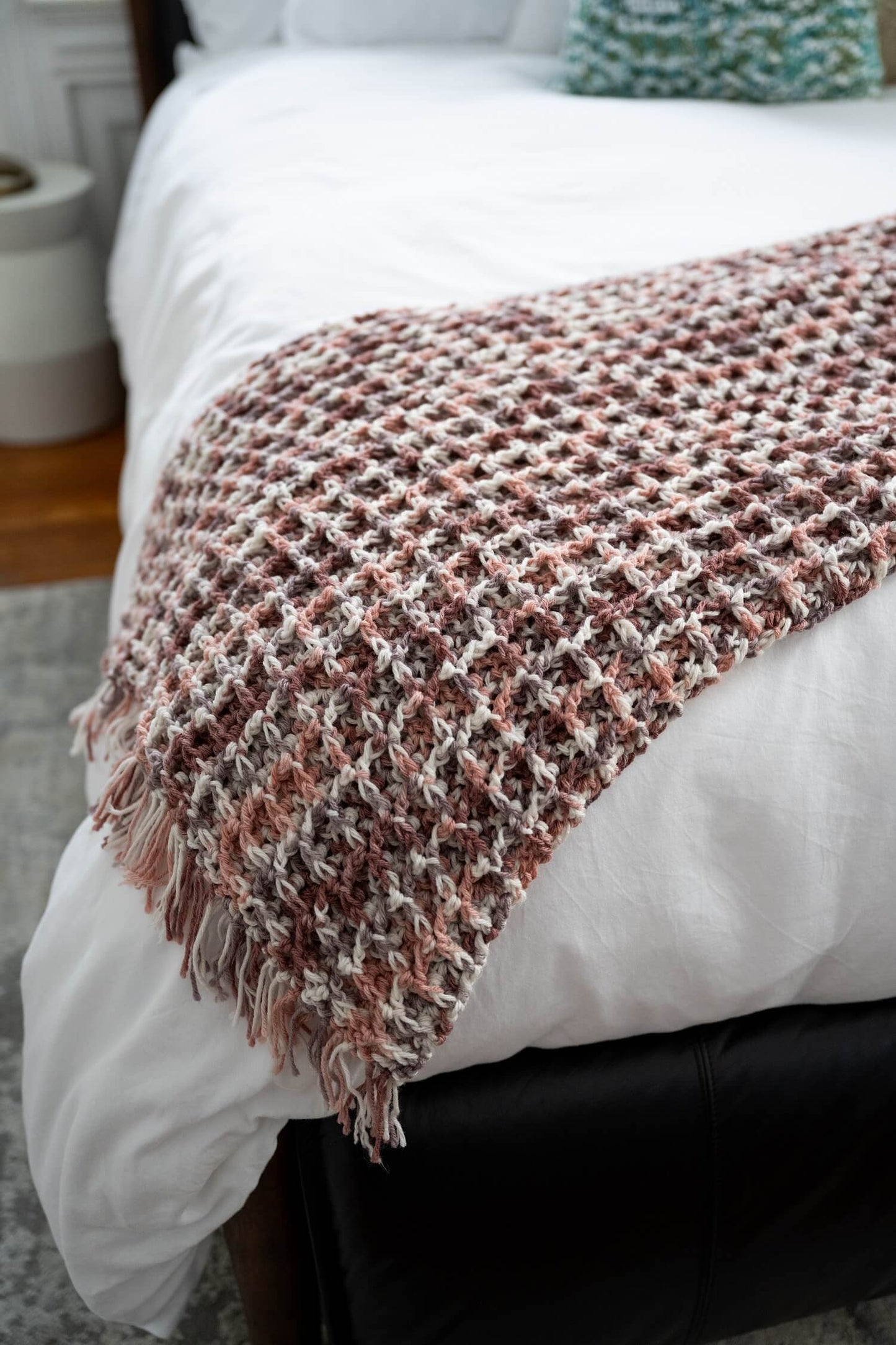 Buckhead Waffle Throw (Crochet)