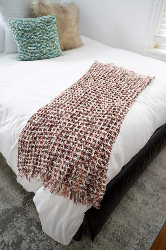 Buckhead Waffle Throw (Crochet)