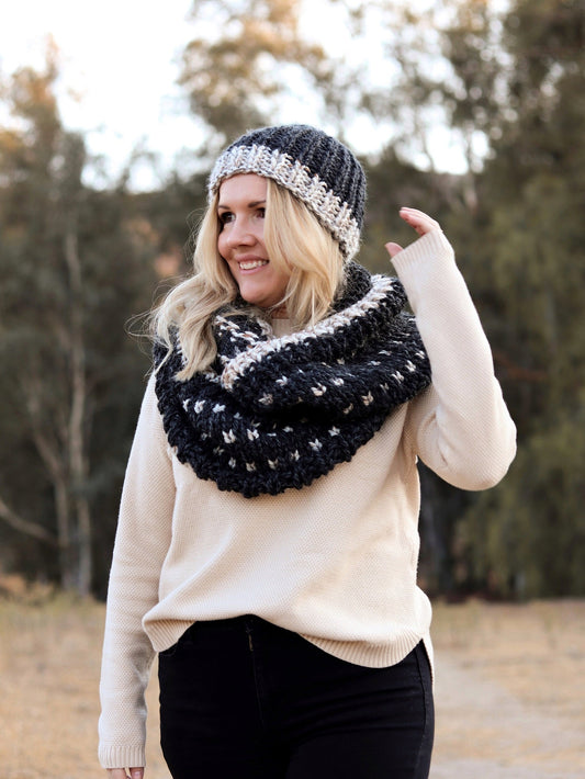 Knit Kit - Harbour Cowl and Hat Set