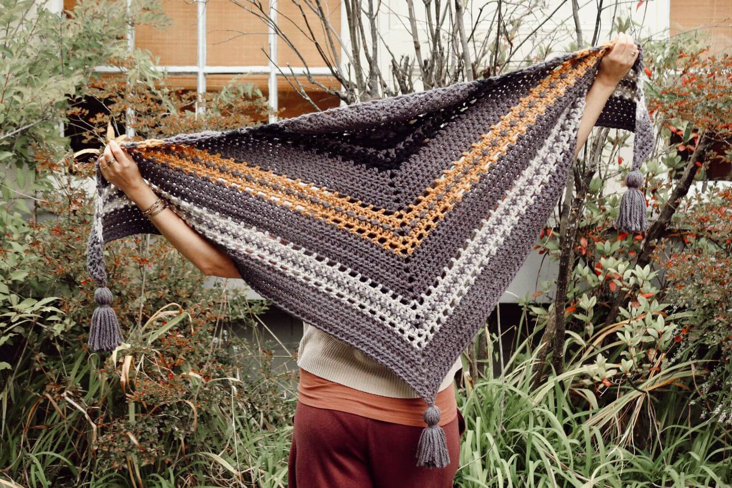 On Track Triangle Wrap (Crochet)