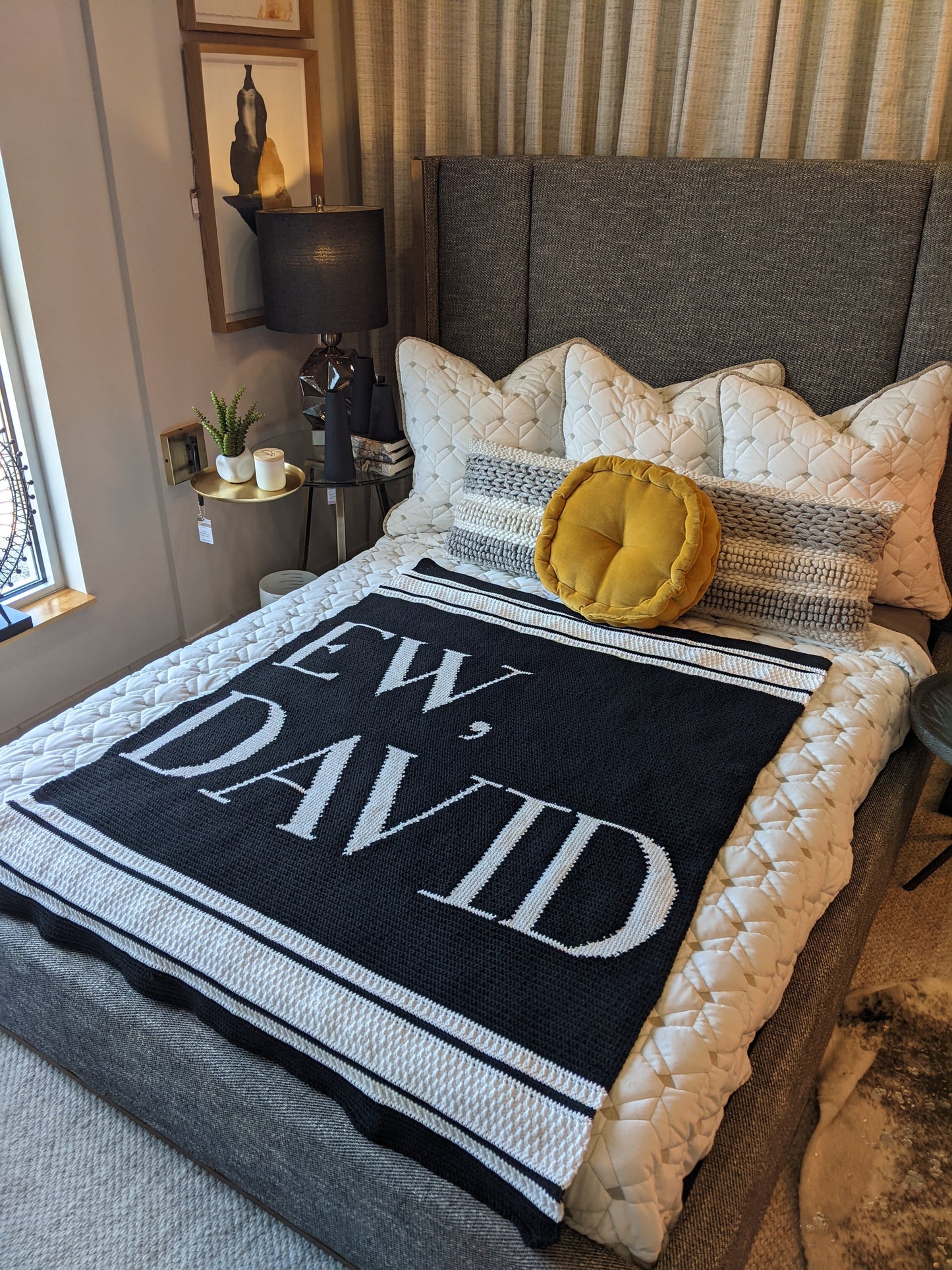 Ew, David Crochet Blanket