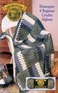 Pattern Booklet: 6 Beginner Crochet Afghans Homespun