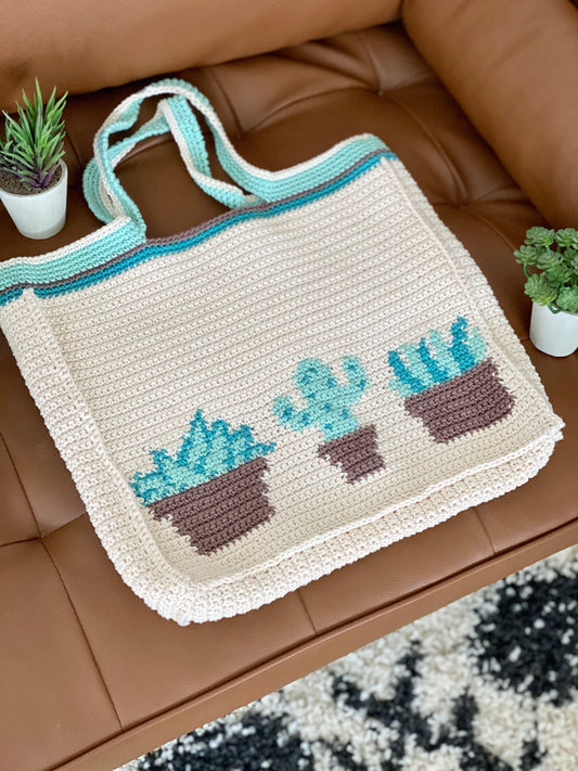 Crochet Kit - Plant Lady Tote