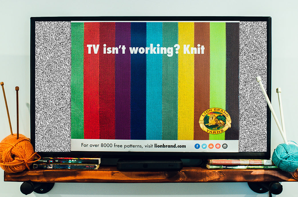 Lion Brand Poster #1 – TV Isn’t Working