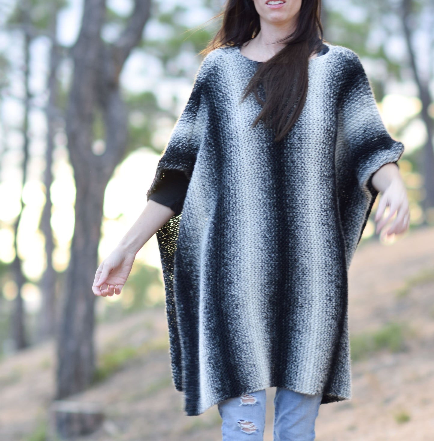Knit Kit - Aspen Relaxed Poncho