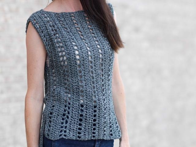 Crochet Kit - Vintage “Jeans” Summer Top