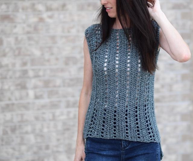 Crochet Kit - Vintage “Jeans” Summer Top
