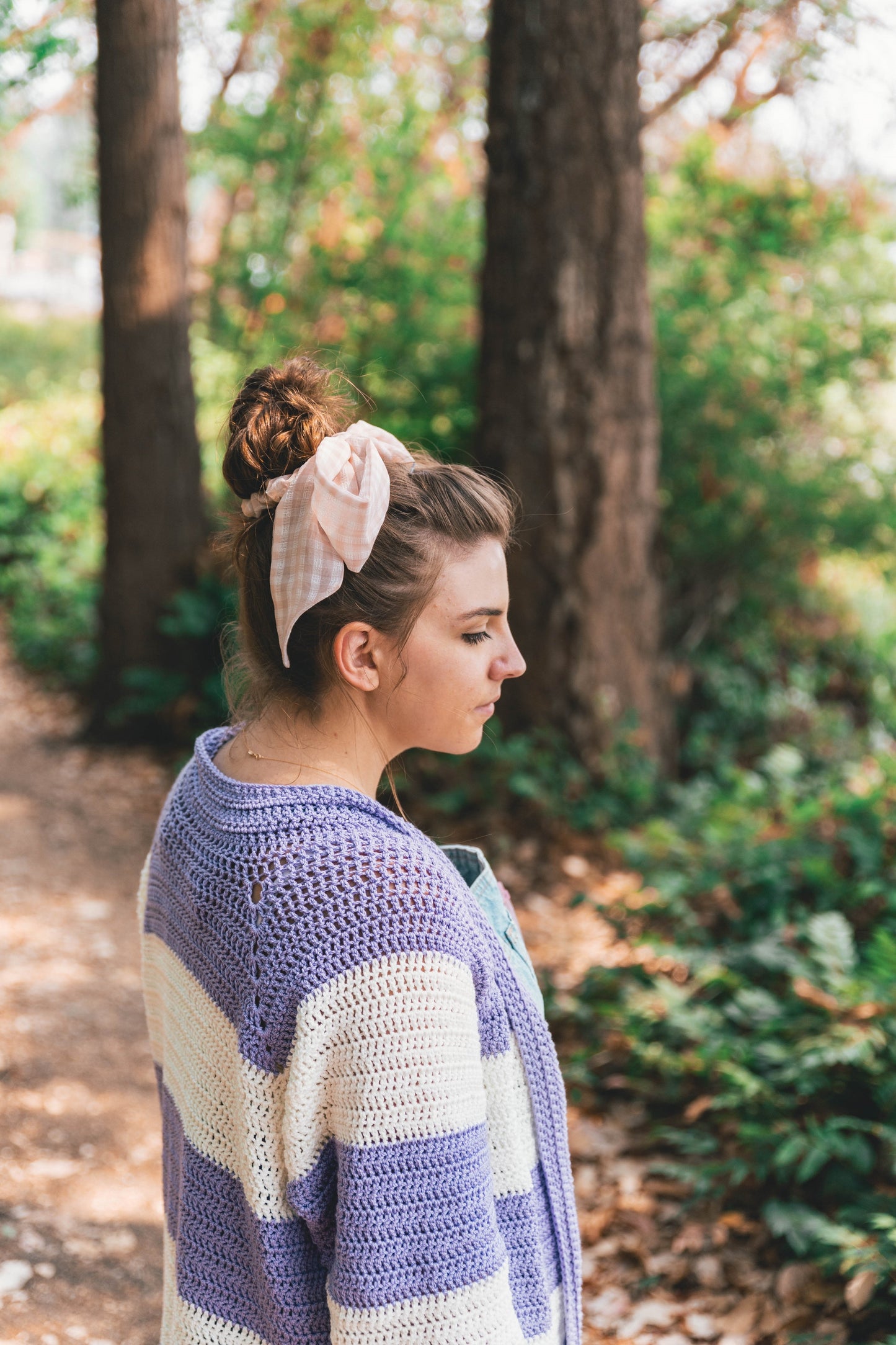 Crochet Kit - Slouchy Stripe Cardigan
