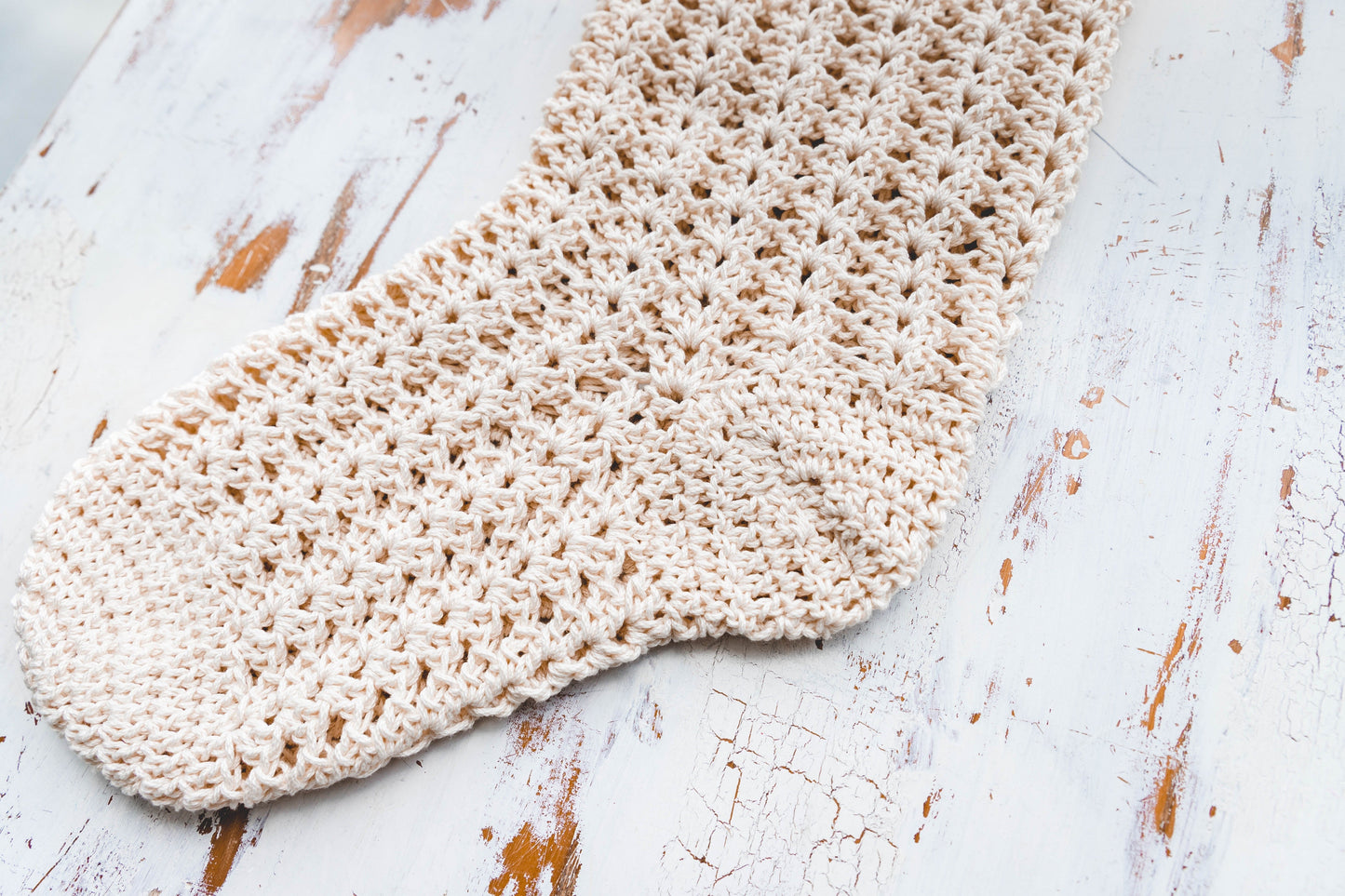 Crochet Kit - Farmhouse Christmas Stocking