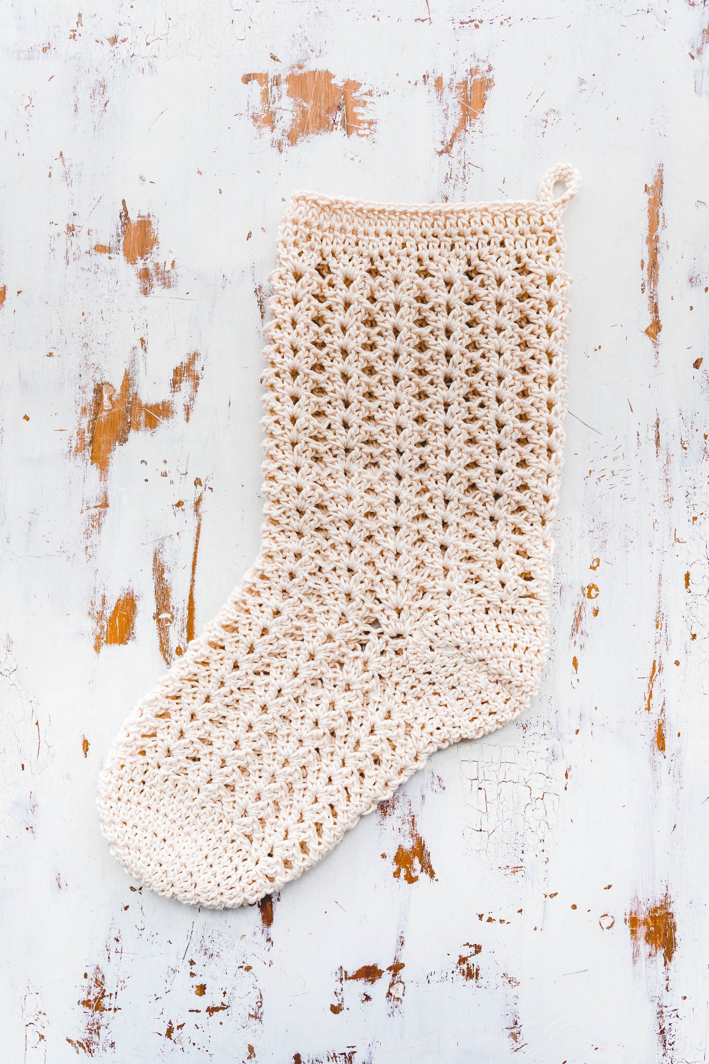 Crochet Kit - Farmhouse Christmas Stocking