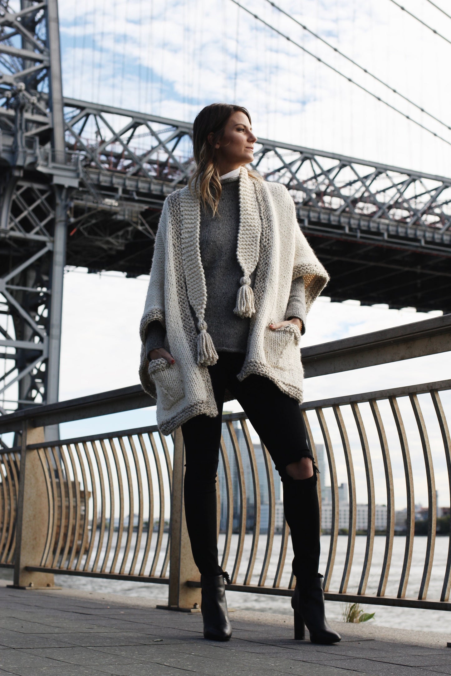 Knit Kit - Cobble Hill Morning Cape