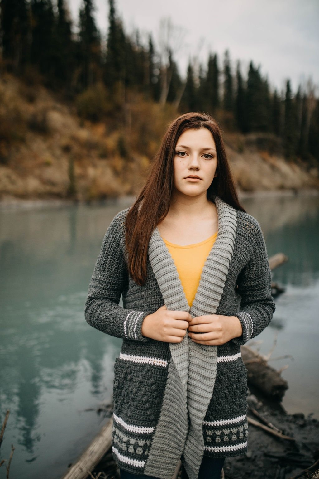 Crochet Kit - Bordeaux Bobble Cardigan