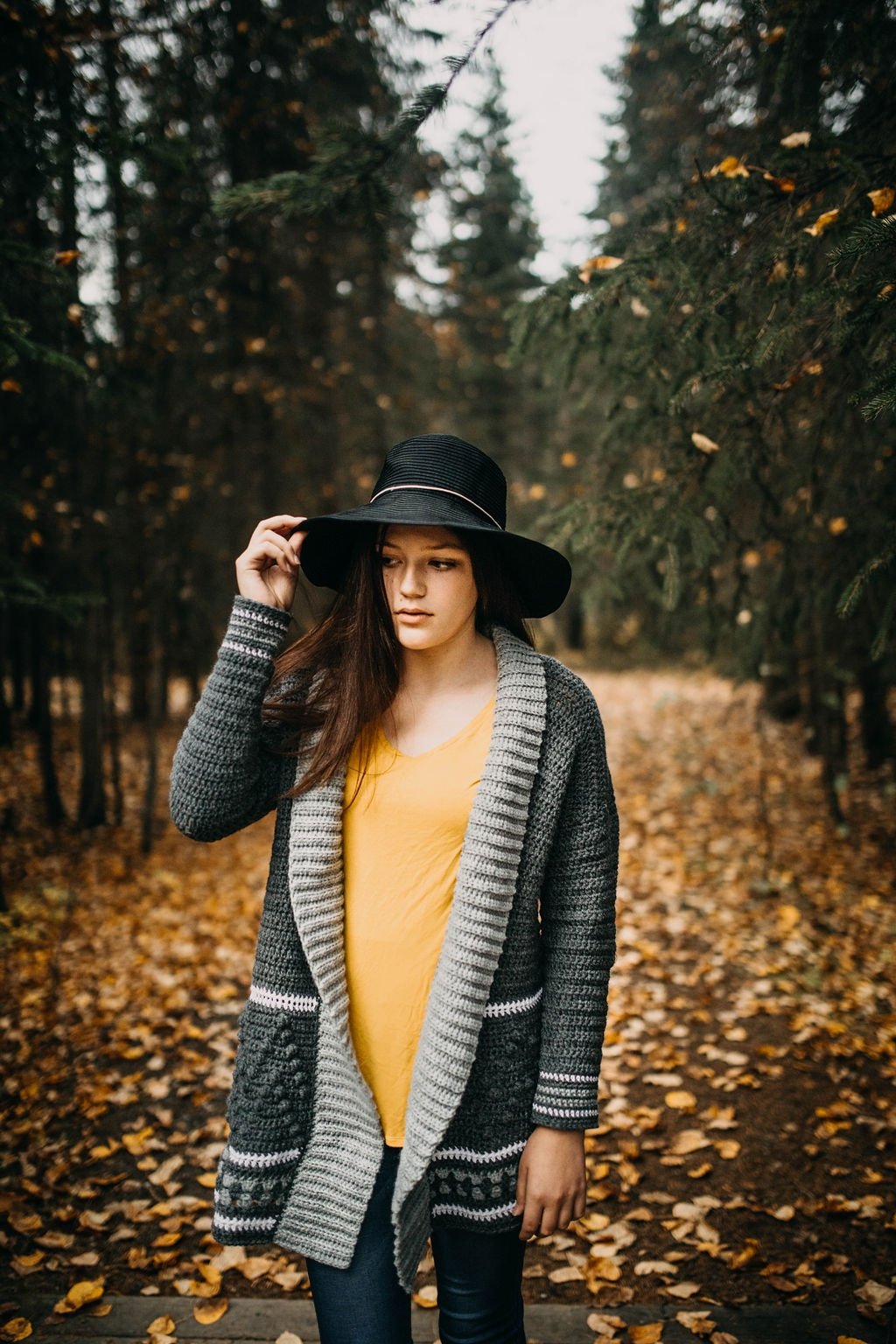 Crochet Kit - Bordeaux Bobble Cardigan