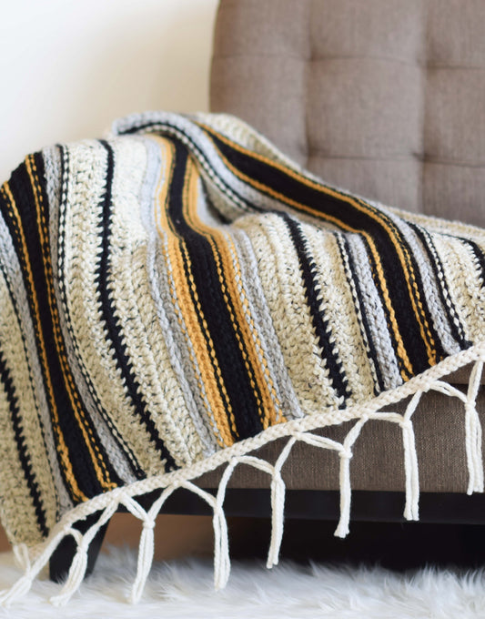 Crochet Kit - Mexican Serape Blanket
