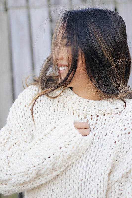 Knit Kit - Cozy Cable Knit Sweater