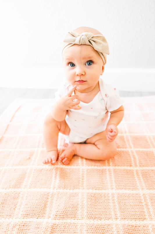 Knit Kit - Plaid Knit Blanket