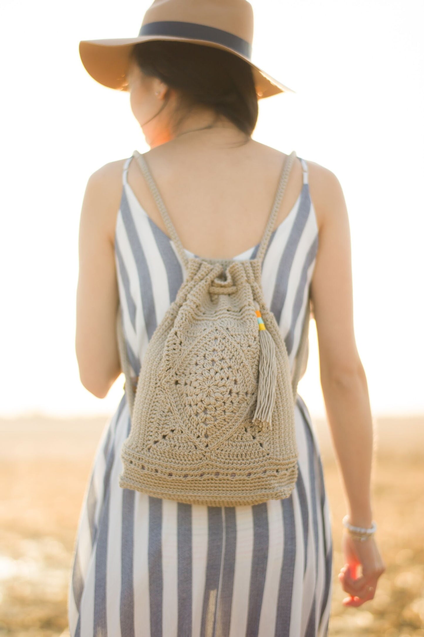 Crochet Kit - Wildrose Backpack