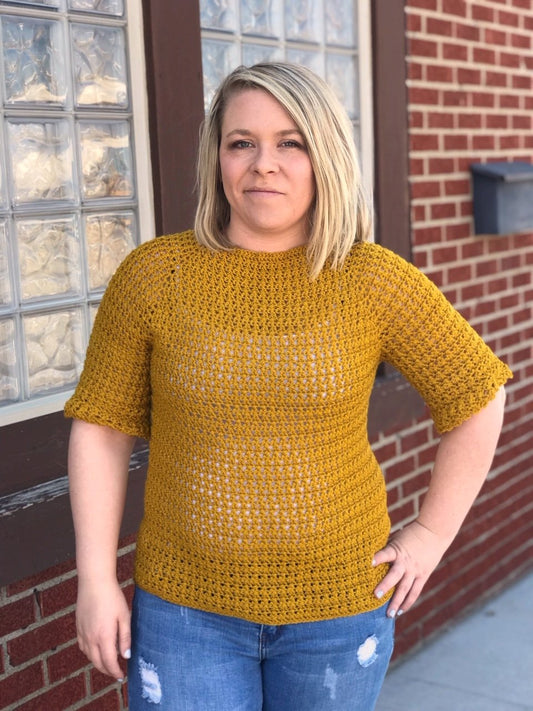 Crochet Kit - Poppy Tee