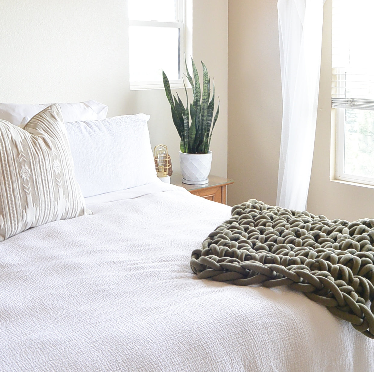 Crochet Kit - Hand Crocheted Big Blanket