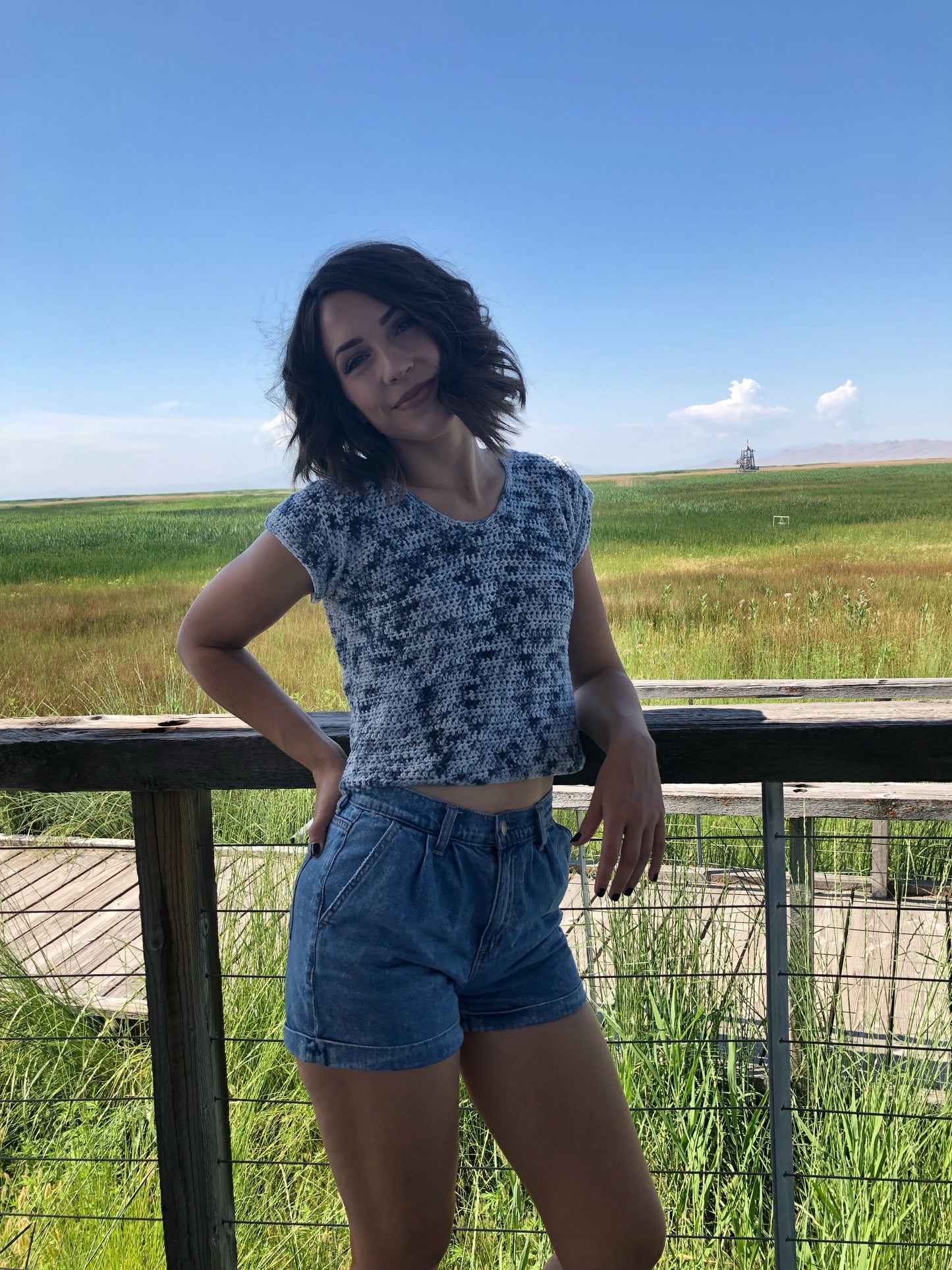 Crochet Kit - Rain Drop Crop Top