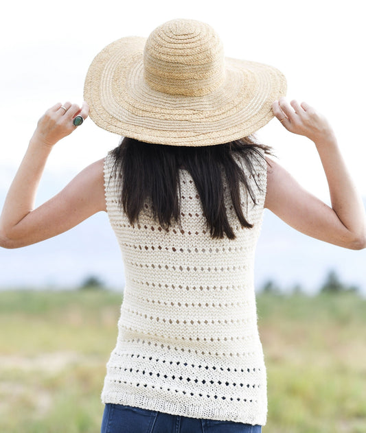 Knit Kit - Garter and Eyelets Top