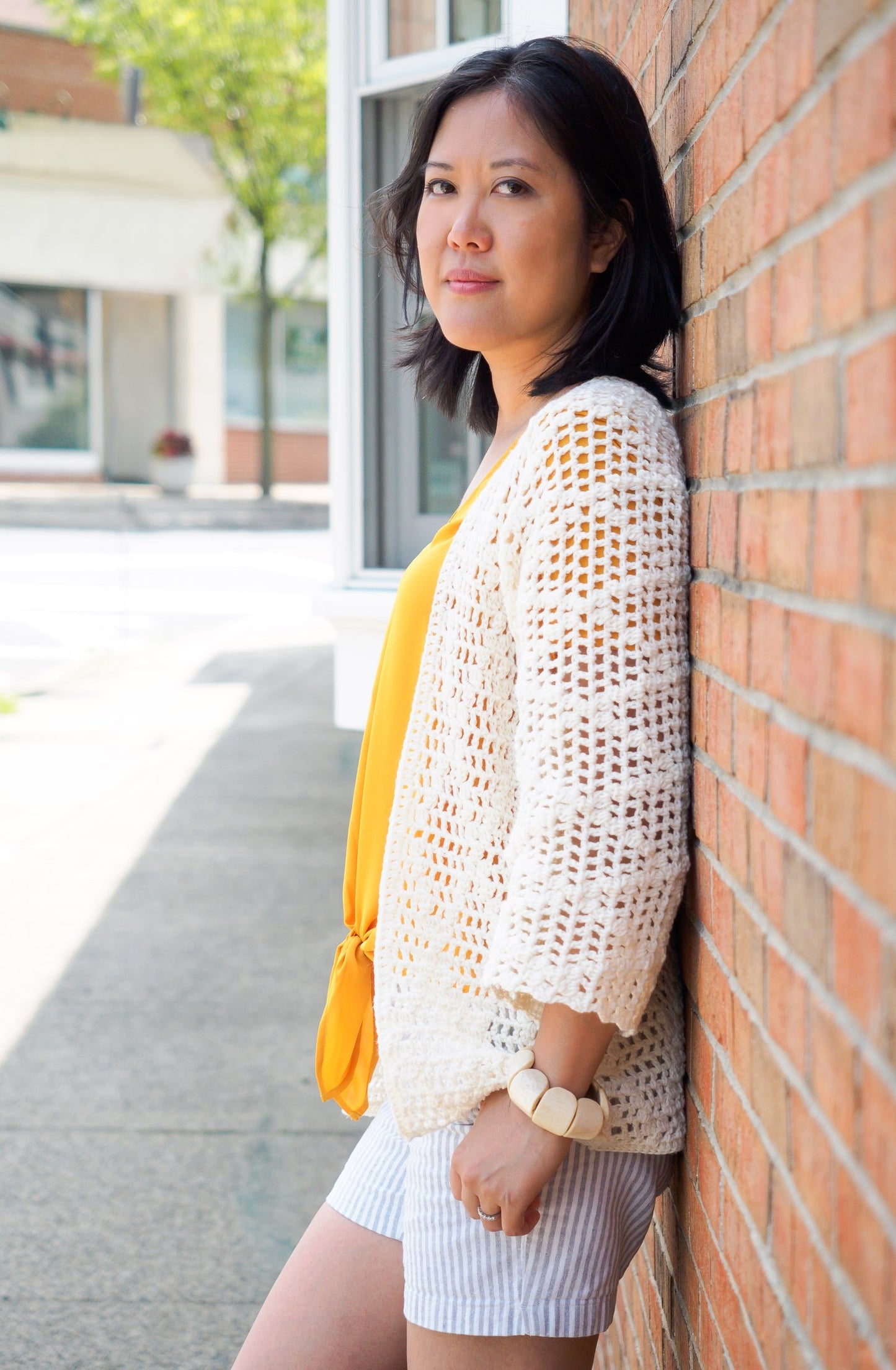Crochet Kit - Diamond Clusters Cardigan