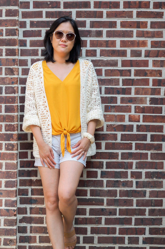 Crochet Kit - Diamond Clusters Cardigan