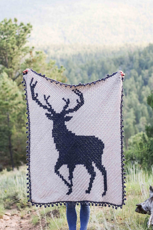 Crochet Kit - Buckhorn Blanket