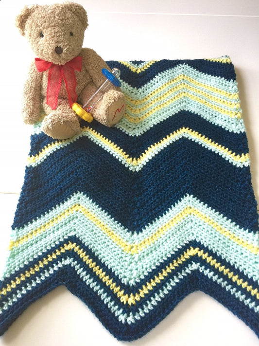 Crochet Kit - Starry Night Baby Blanket