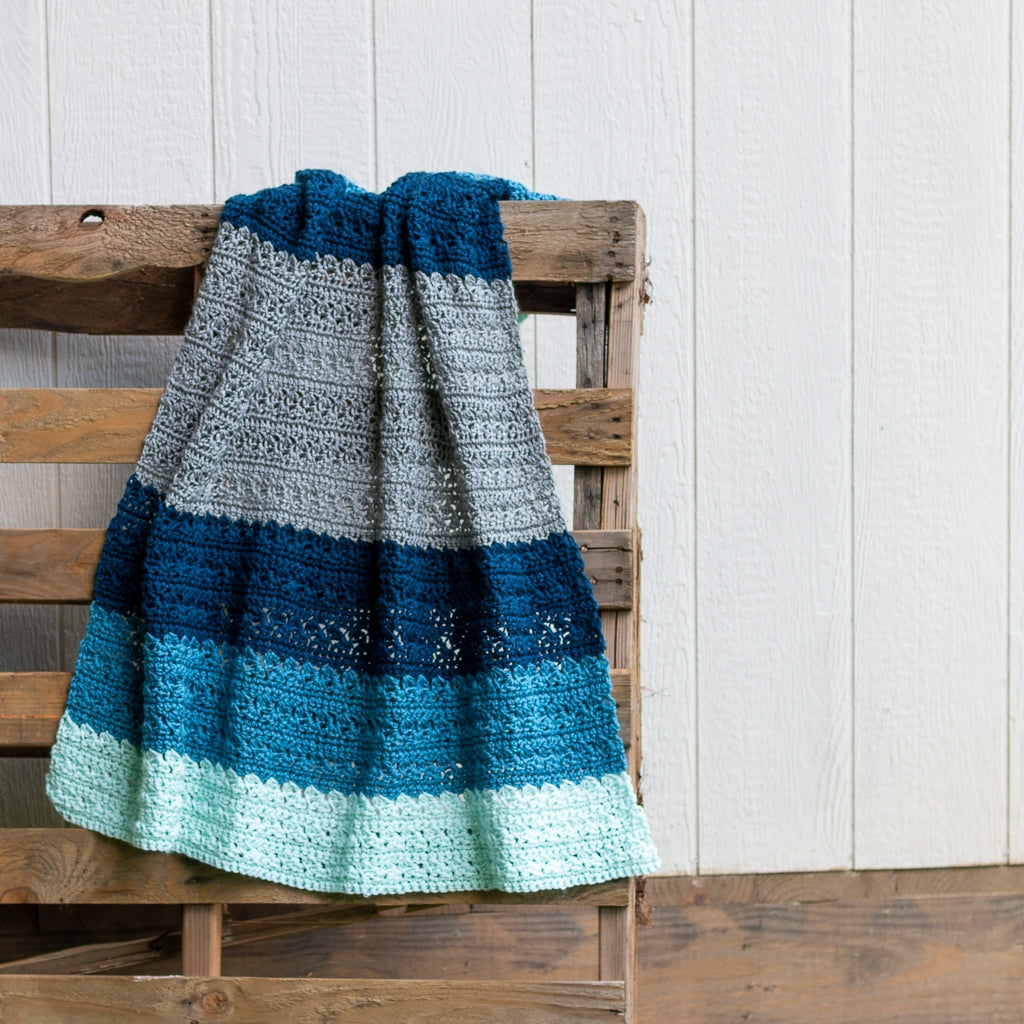Crochet Kit - Simple Stitch Baby Blanket